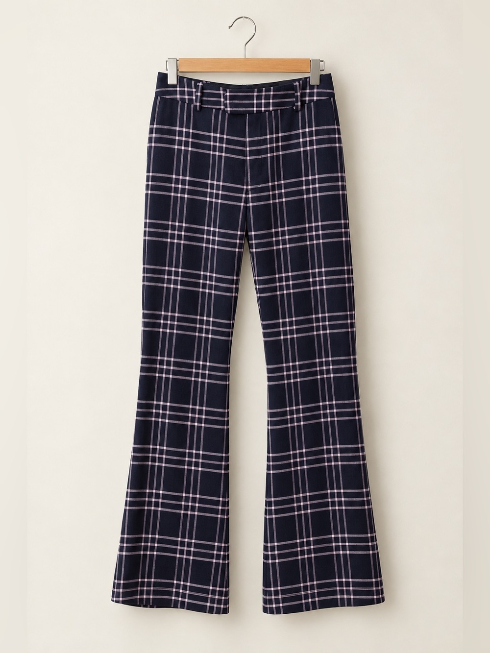 Smythe Duchess Blazer in Navy Plaid Three-Piece Suit Blue & Lavender Size 2/4 - Picture 8 of 11